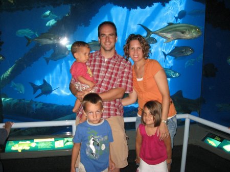 At the aquarium in Corpus Christi