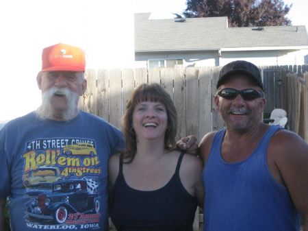 My Dad, Me, and my brother Everette