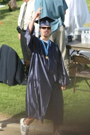 My son Andrew Graduating