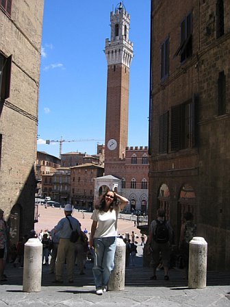 Outside Florence Italy in Siena