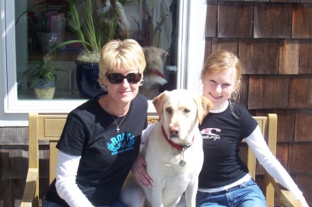 My girls in Cayucos