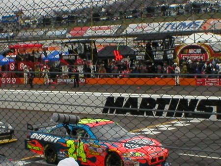 Our third NASCAR race.