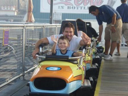 daddy and tyler roller coaster