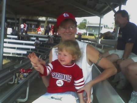 Stella at the Cardinals Game