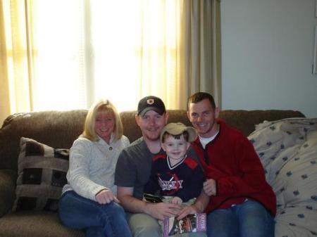 My two kids, Jason and Chad with Conner and me
