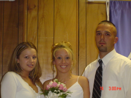 My brother and his fiance at my wedding