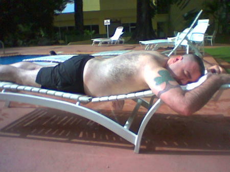 Sleeping By The Pool
