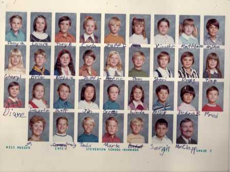 Miss. Roeder - Third Grade 1970-72