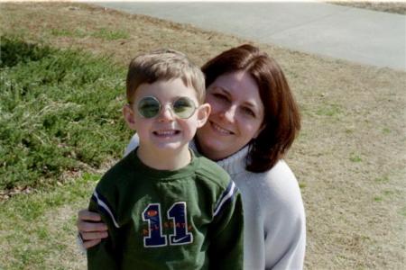 Ann with son Solomon in Georgia