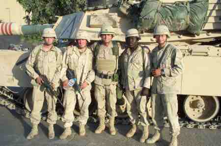 Baghdad, with 3d Inf Div Tank Crew