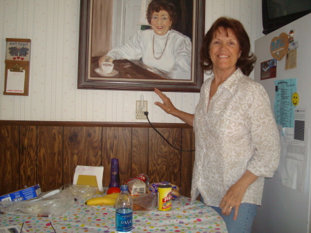 Me in Iowa...portrait of my Aunt Lorna