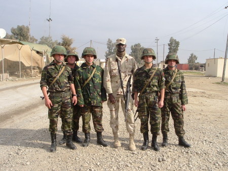 Me amongst Coalition Soldiers