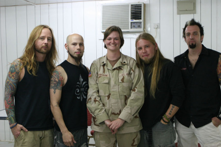 Me with Drowning Pool!