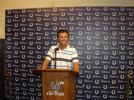 Press conference after the Colts game!