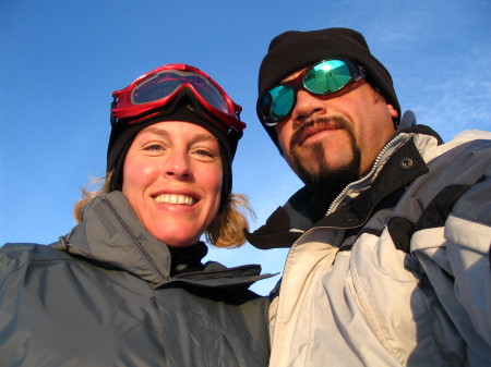My wife Julia and me at Alyeska Ski Resort in Girdwood, AK