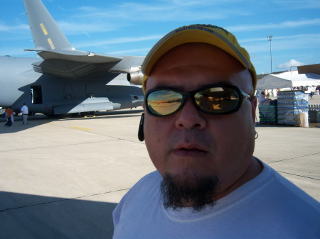 My hubby at the Airshow