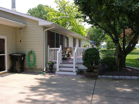 Front deck project May 2008-Home in Dover, DE