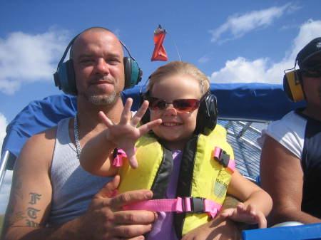 SHANNON AND HIS DAUGHTER SAVANA,FIRST TRIP FOR