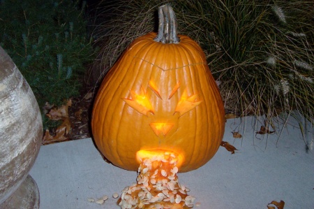 puking pumpkin