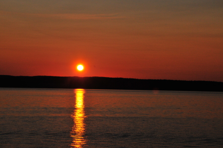 Summer Sunset at the Cottage