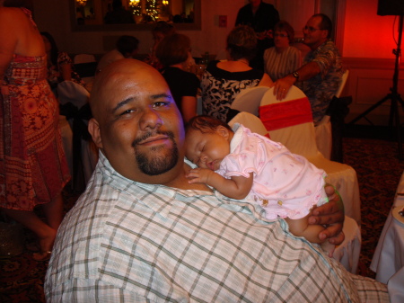 My son-in-law and granddaughter
