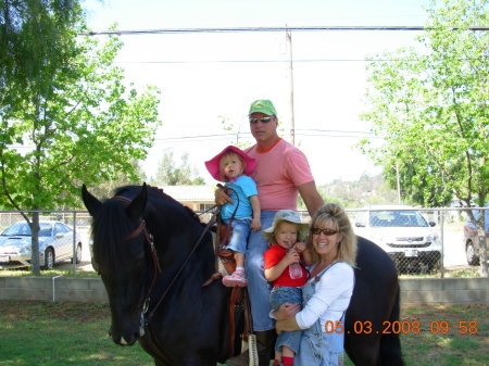 Michele Fabian (Lillie) out at the ranch