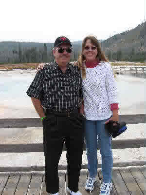 Me and Dad in Yellowstone - September 2006