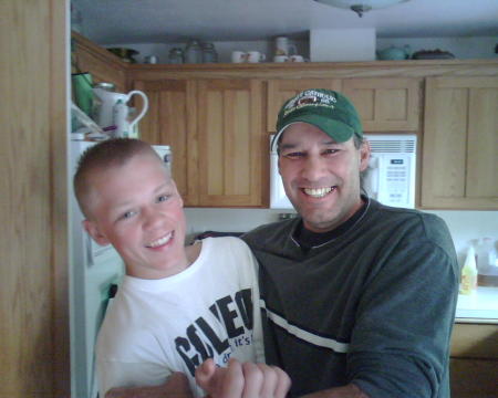 My son Ryan and my hubby Brad May 2008