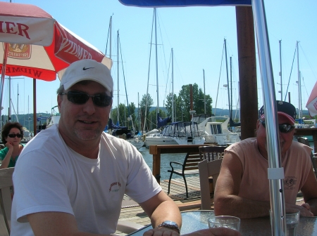 hanging out on the dock