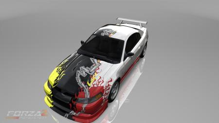 Spawn dragster design on Stang