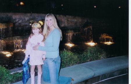 My daughter Makenzie and I at Disneyland