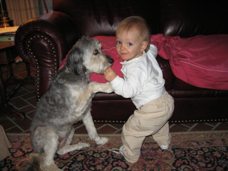 Our Grand-daughter Jace... and Puppy...Benji