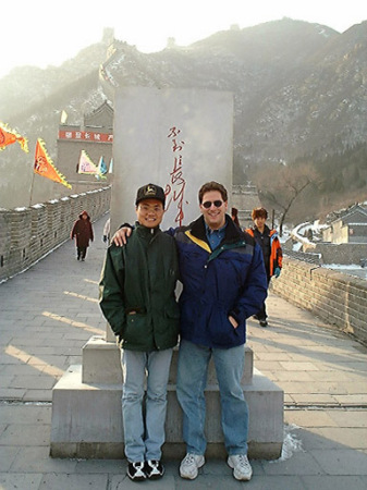 Standing on the Great Wall - Beijing 2000