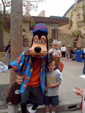 Goofy, Blake, Tanner and Paige