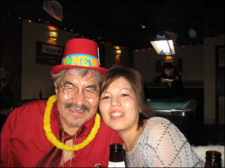 my Dad & I; New Years Eve 2006