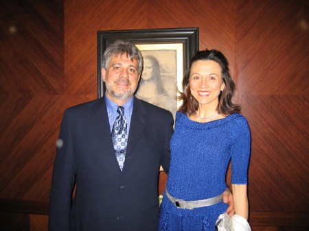 May 2006: with my husband, Mario