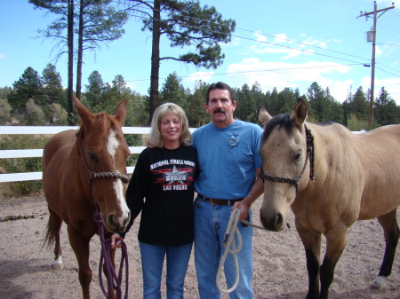 My wife and our horses