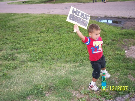 Jayden waiting for Chris