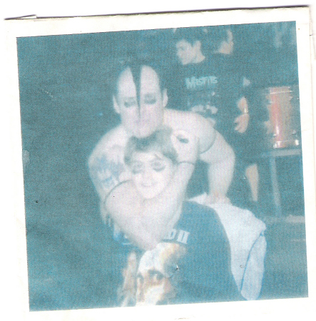 My son with Jerry Only of The Misfits