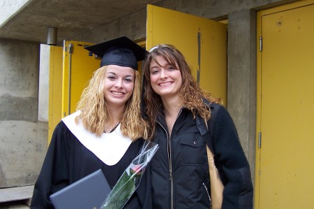 My sister and I at my College Grad 2004