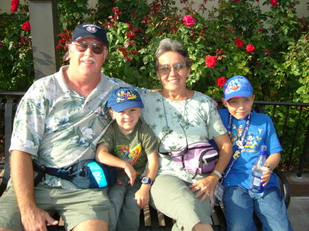Sandra, Gary and Grandsons Disney 2004