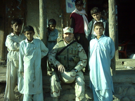 Me and Afghan kids