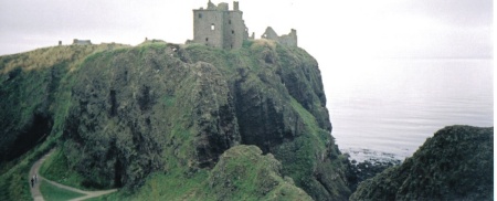 Donottar Castle, in Stonehaven, Scotland