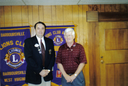 District Governor visits Barboursville Lions Club