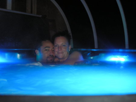 Chillin with my girl in the Hot Tub