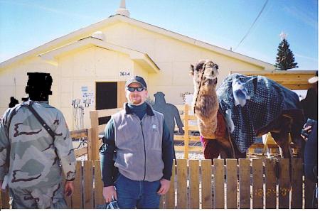 Me with a camel in Kandahar