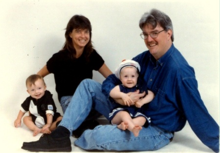 Lisa (sister), Jacob (nephew), Hailey (daughter) & Me, 1998