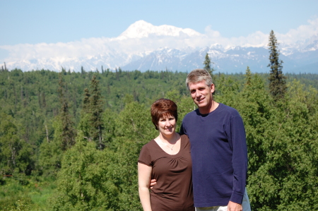 Eileen and David at Mt McKinley Alaska 2008