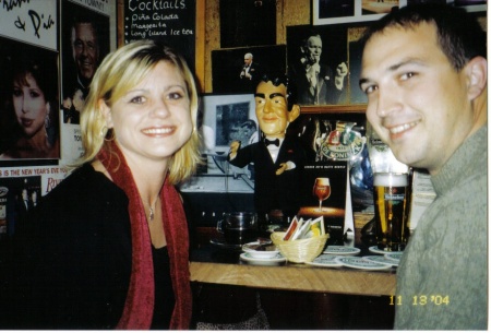 Nick and Dana in Amsterdam 2004