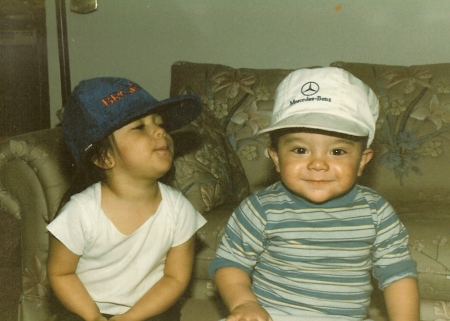 My kids Gina & PJ when they were kids